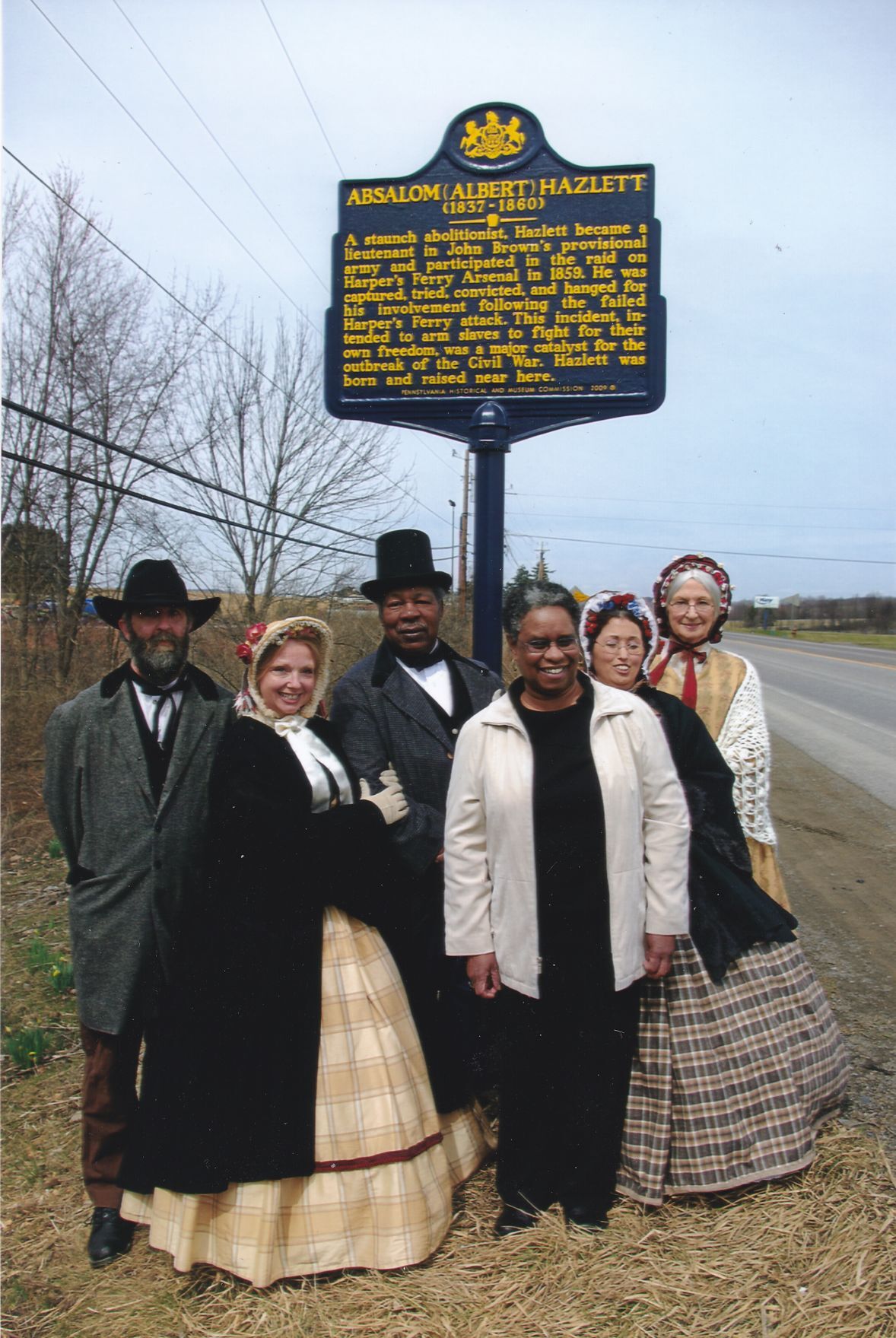 Hazlett Marker unveiled